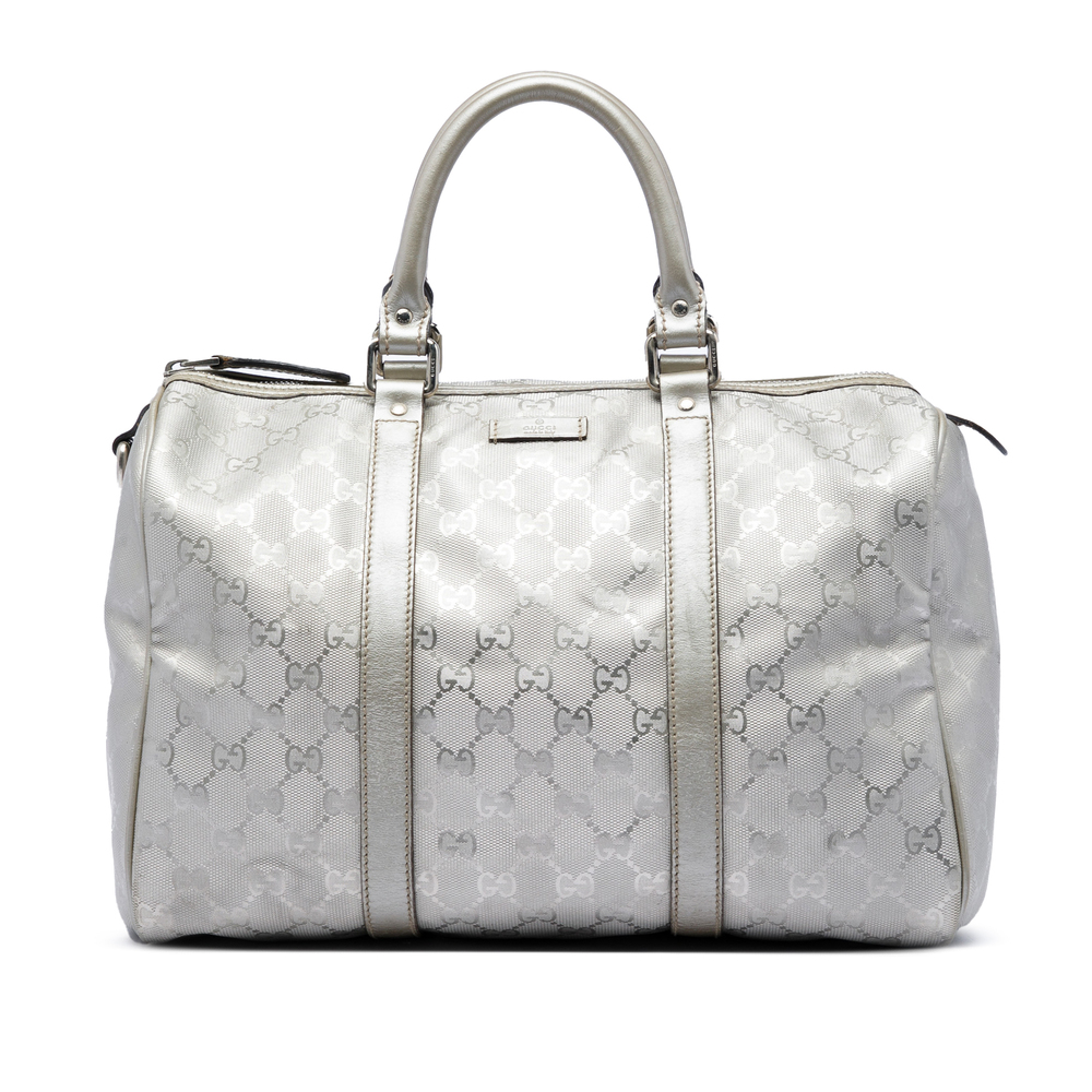Pre-Loved Gucci Medium GG Imprime Joy Boston Bag